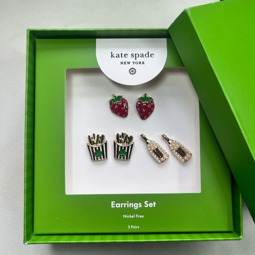 NIB Kate Spade X Target Earrings Set